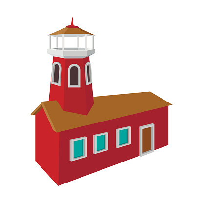 The Composition Of The Fire Truck And Fire Station Clip Art ...
