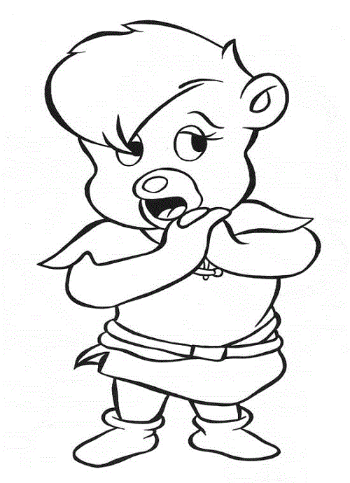 Gummy Bear Coloring Pages