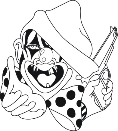 How To Draw A Scary Clown