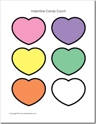 Preschool Alphabet: Sweetheart Math
