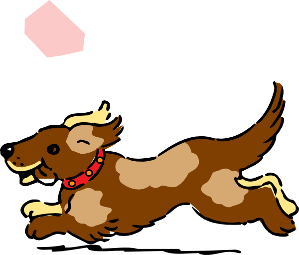 Dog Running Clipart