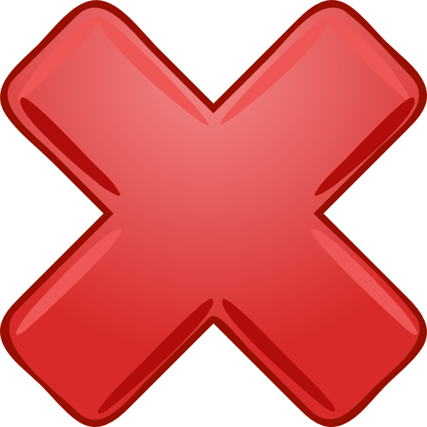 Red Cross Mark PNG Transparent Images | PNG All