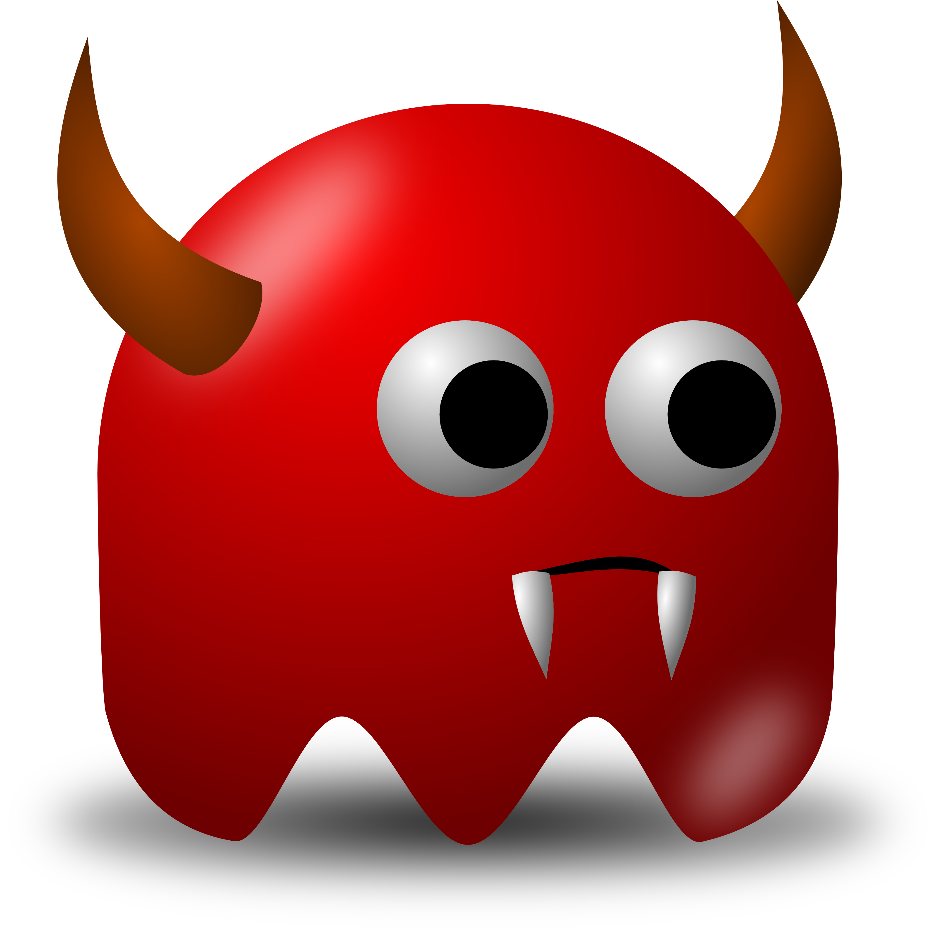 Devil face clipart