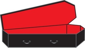 Coffin Cartoon Clipart - Free to use Clip Art Resource