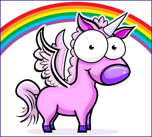 Cartoon Unicorn Clipart