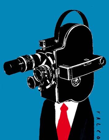 cameraman By alexfalcocartoons | Media &amp; Culture Cartoon | TOONPOOL