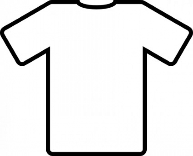 Plain t shirt clipart