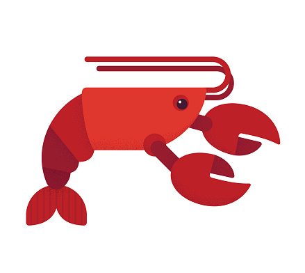 Cartoon Of The Crawfish Art Clip Art, Vector Images ...