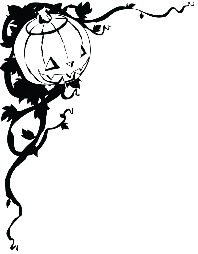 Halloween Corner Border Clipart - Free Clipart Images