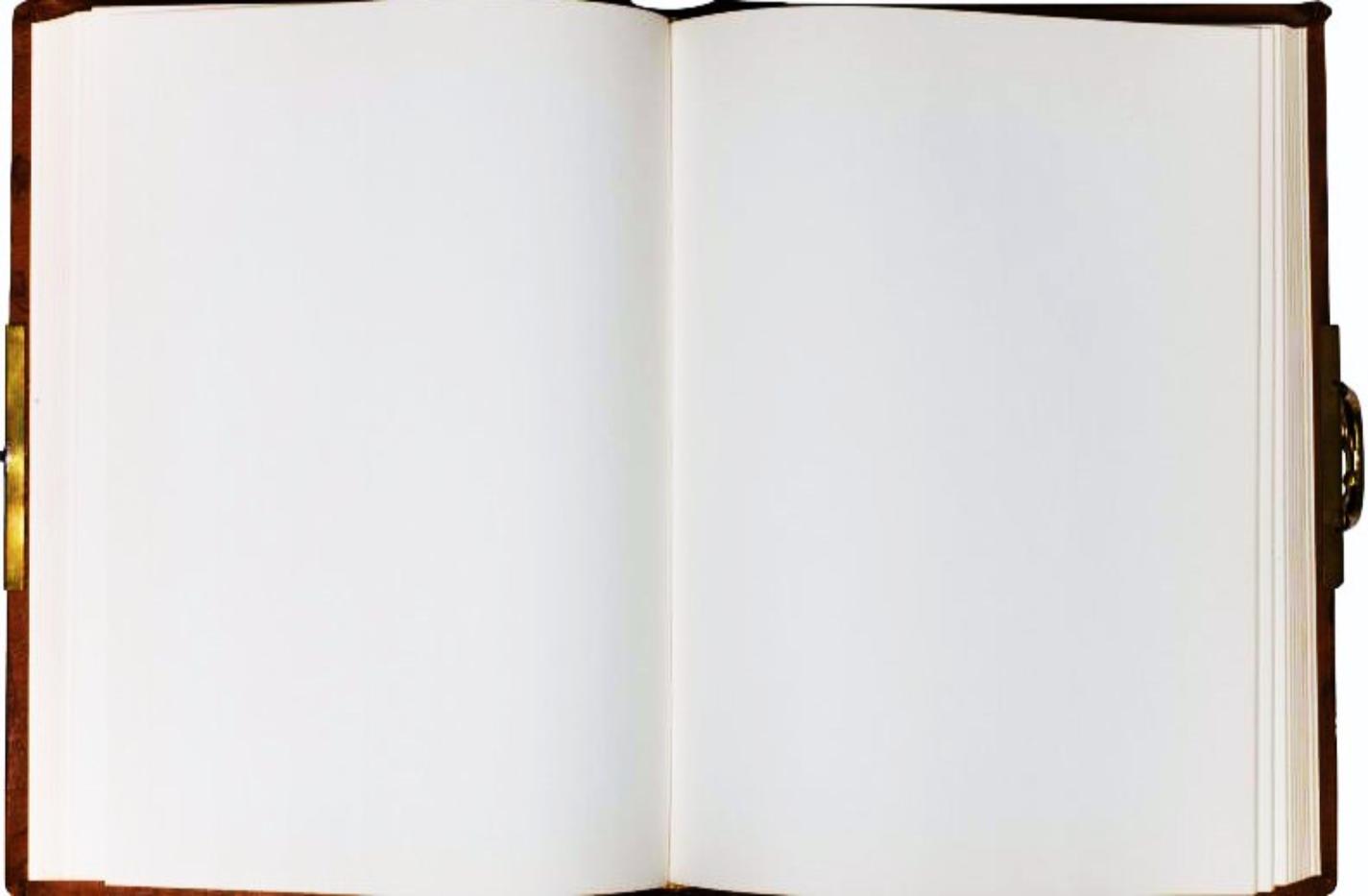 Vintage Open Book Clipart