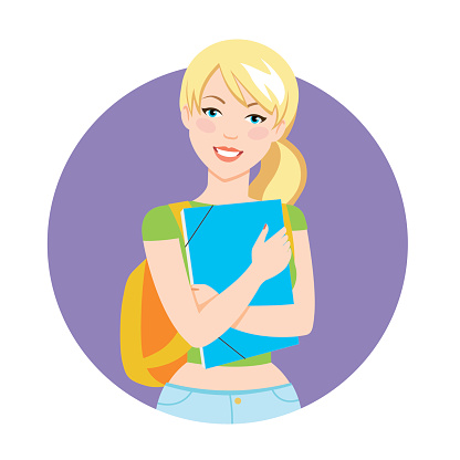 Cartoon Of The Blonde Baby Girls Clip Art, Vector Images ...