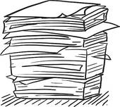 Paperwork Clipart
