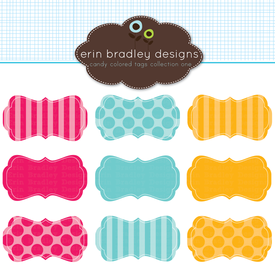 407 views Erin Bradley Designs: NEW! Journal & Text Flag Digital ...