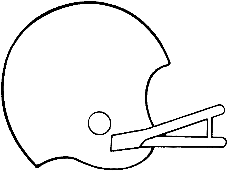 Vintage Football Helmet Clipart