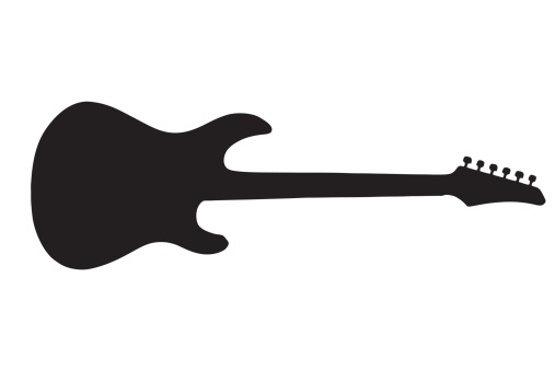 Electric Guitar Player Silhouette Clip Art, Vector Images ...