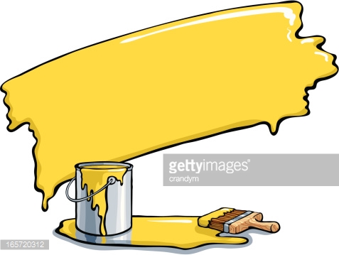 Brushstroke With Paint Can And Brush Vector Art | Getty Images