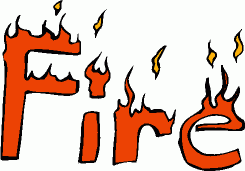 Kitchen Fire Safety Clipart