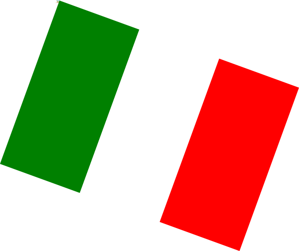 Italian Flag Clipart
