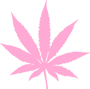 Pink Weed Leaf Clip Art - vector clip art online ...