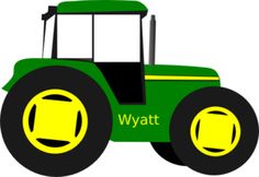 John Deere Green Tractor Clipart - Free Clipart Images