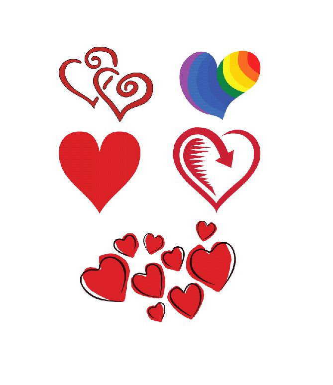 40 Printable Heart Templates & 15 Usage Examples