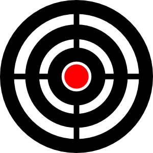 Urwald Zielscheibe Target Aim clip art - vector clip art online ...