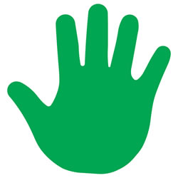 Handprint Cut Out - ClipArt Best