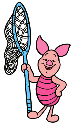 Piglet from Winnie the Pooh
