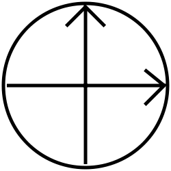 Japanese Weather symbol (Blowing snow).svg