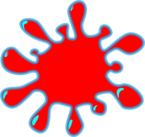 Red Splash clip art - vector clip art online, royalty free ...