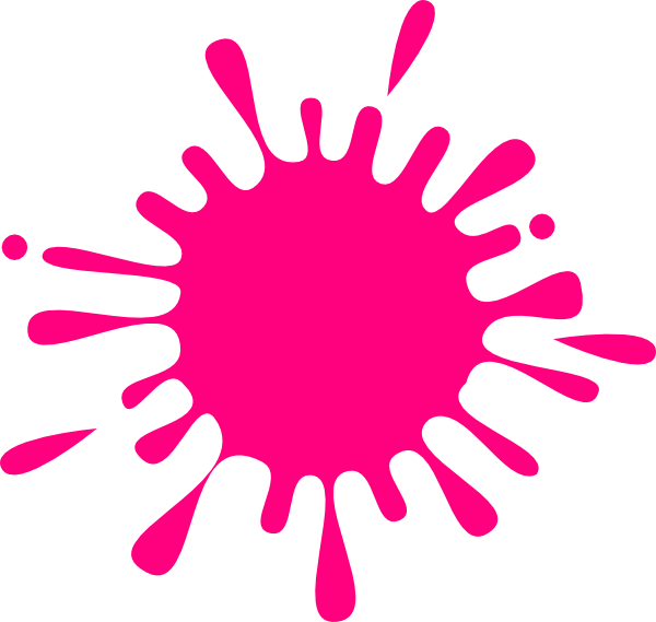Pink Splatter Paint