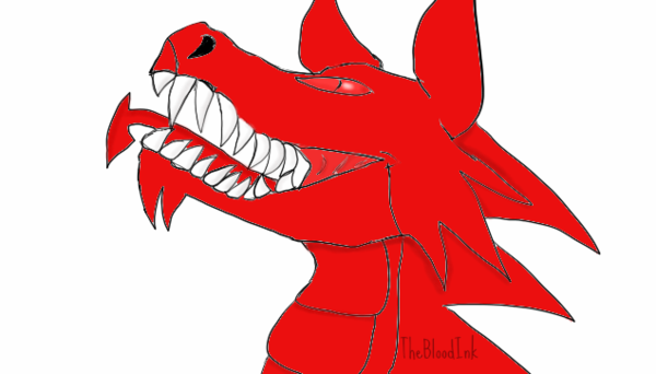 The laughing Welsh dragon