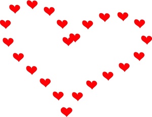 Heart Clipart Image - Clip Art Illustration of a Big Heart Shaped ...