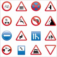 Road signs and their symbols in kenya Free vector for free ...