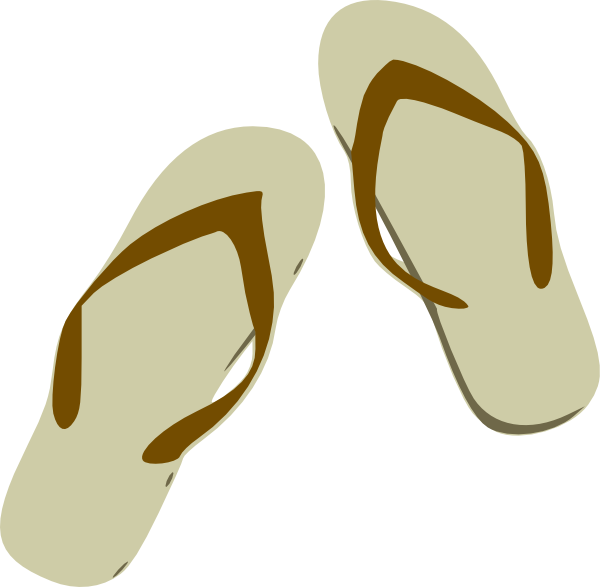 Flip Flops clip art Free Vector