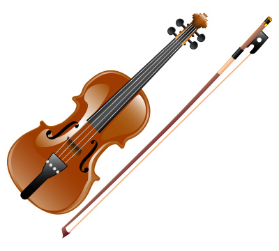 Violin Clipart Black And White - Free Clipart Images