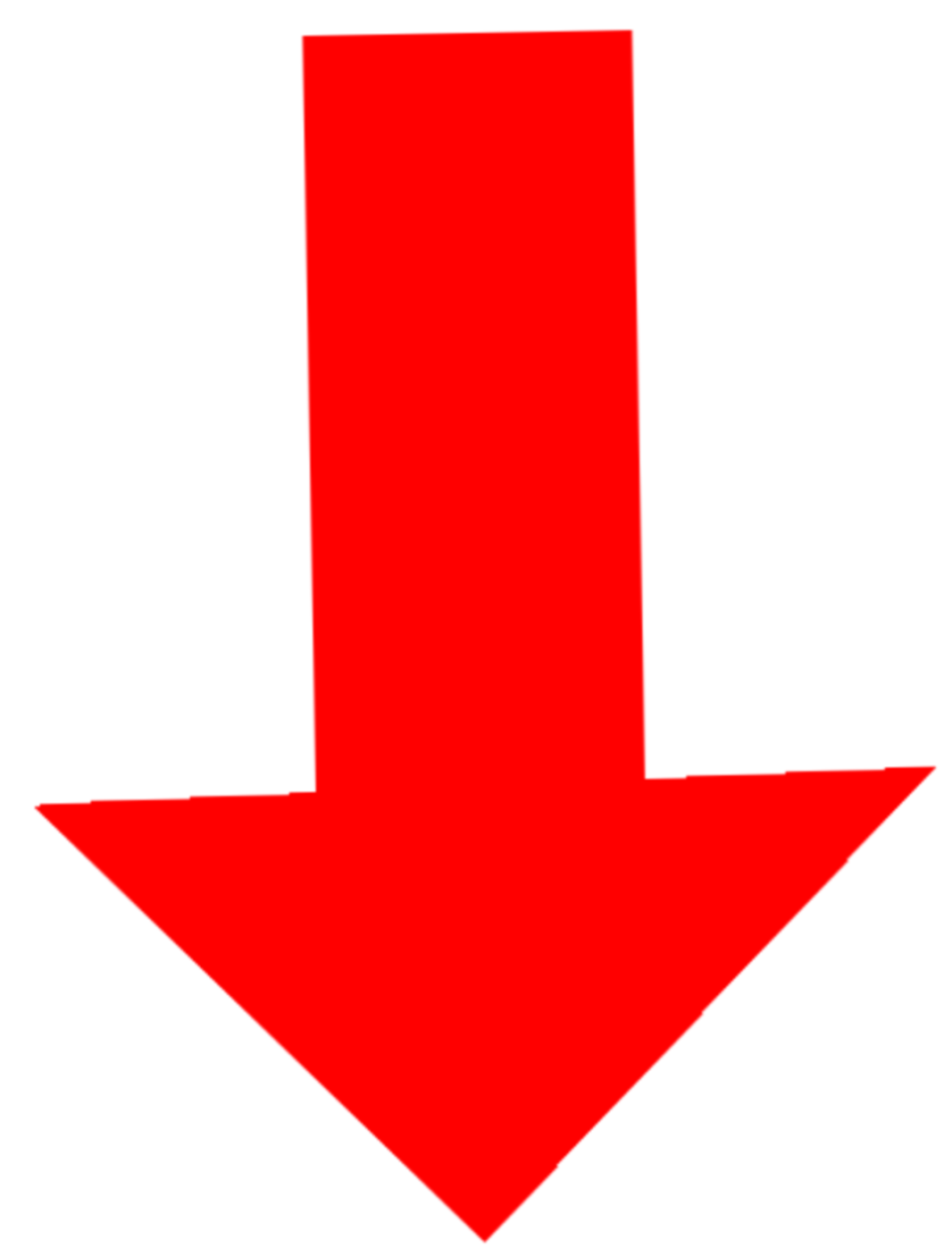 Red Arrow Down Png - Viewing Gallery