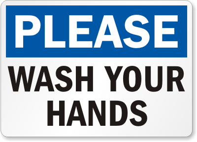 Hand Washing Signs