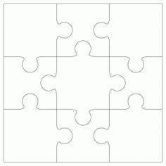 Puzzles | Puzzles, Puzzle Piece Template and Card Templa…