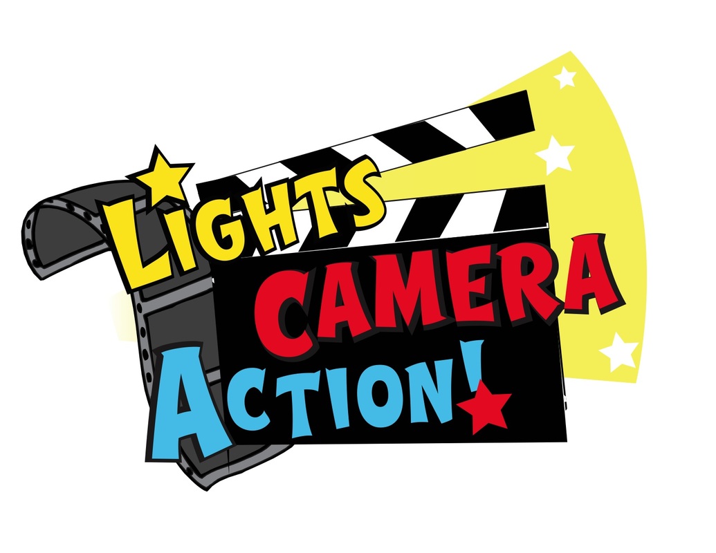 Lights Camera Action Clipart