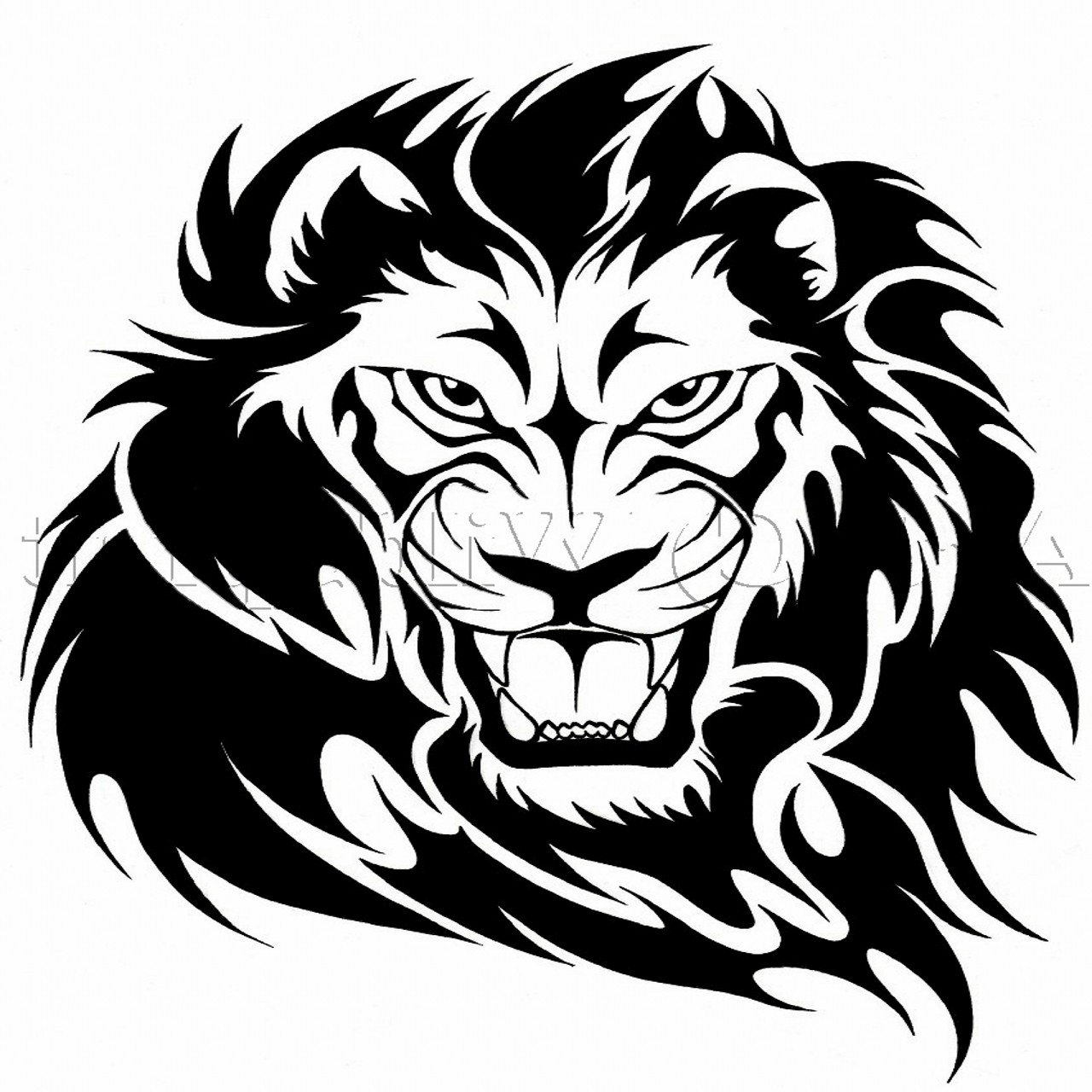 Tribal Singa | Free Download Clip Art | Free Clip Art | on Clipart ...