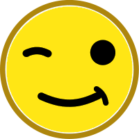 Clipart smiley face wink