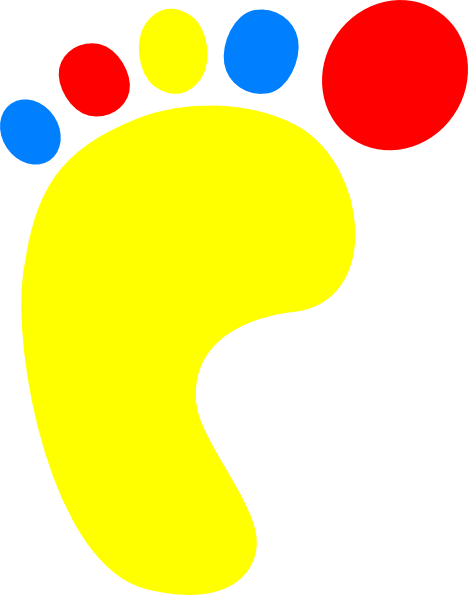 Footprints Clip Art - Tumundografico