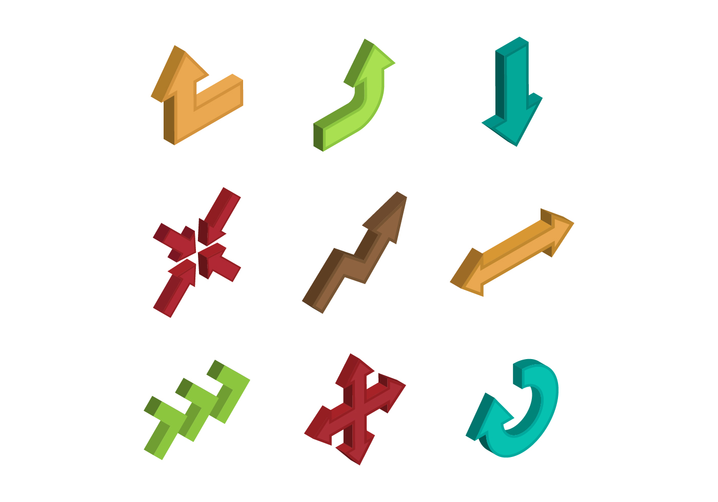 Arrow Symbols Free Vector Art - (14028 Free Downloads)
