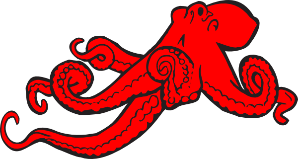 Octopus Cartoon Clip Art