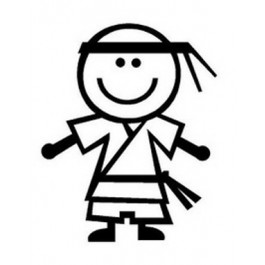 Stick Man Nija - ClipArt Best