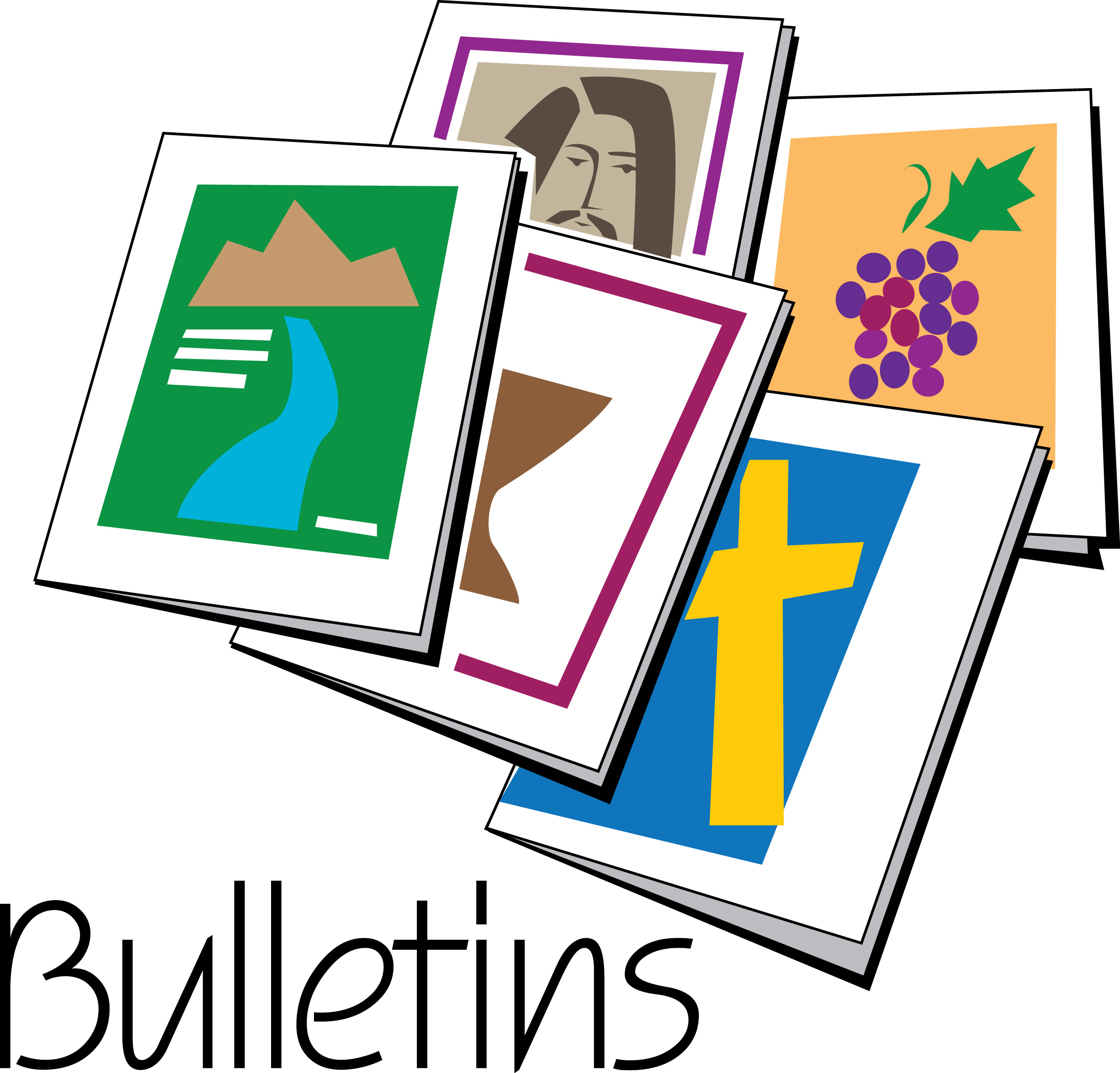 Church Bulletin Clip Art - Tumundografico