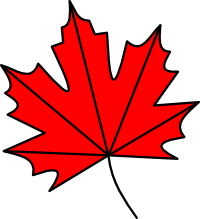 Red maple leaf clipart