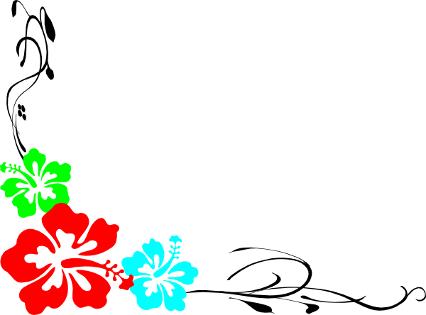 Luau Border Clipart