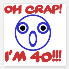 40th Birthday Stickers | 40th Birthday Sticker Designs | Label ...